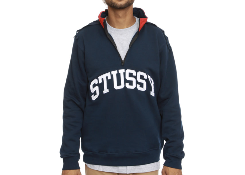 Stussy Fleece Mock Sweatshirt